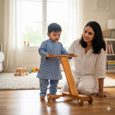 Golden Brown Baby Walker Premium - Brown (Assembling and Dismantling type)